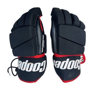 Used Cooper Cooper Jr Hockey Gloves Junior Gloves Black 12" 11835-s000208848