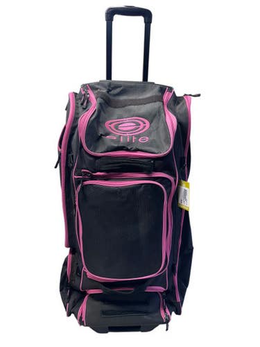 Used Elite Player Roller Bag Bb Sb Player Wheeled Bag Pink And Black 11835-s000208855
