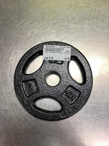 Used York 5 Lb Exercise & Fitness Standard Plates & Sets 11686-s000024084