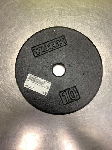 Used York 10 Lb Exercise & Fitness Standard Plates & Sets 11686-s000024087