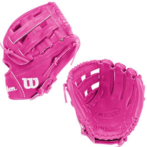 Wilson Custom A1000 - Pink - 12" DW5 RHT Baseball Glove (New)