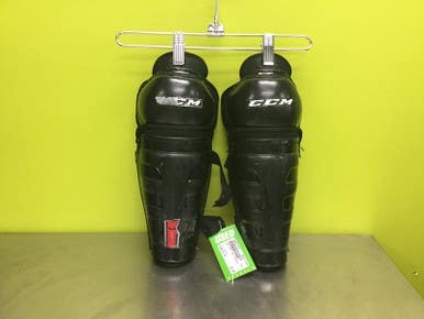 Used Ccm 10" Hockey Shin Guards 11686-s000011445