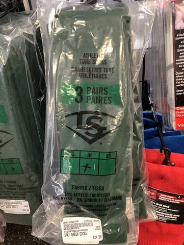 New 3pk Green Socks 11686-hbxlsa602fg
