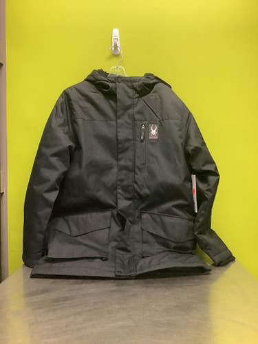 New Spyder Mens Jackt Blk M 11686-63sspffm113-001m
