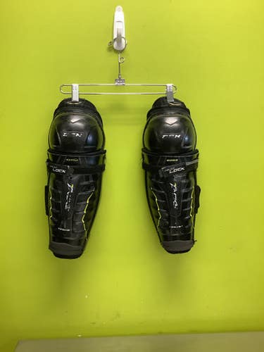 Used Ccm Tacks 6052 12" Hockey Shin Guards 11686-s000036799