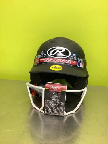 Batting Helmet W Mask Bk 11686-rawrcfhlfg-bk