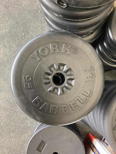 10 Lb Standard 1” Black Plate 11686-yrk1234