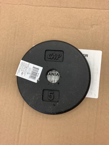 5 Lb Black Stnd Plate 11686-caprp-05