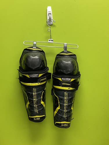 Used Bauer Supreme S29 12" Hockey Shin Guards 11686-s000035541
