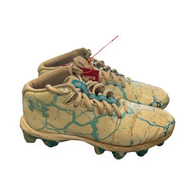 Used Under Armour Bb Sb Cleats White Junior 03 11859-s000031244