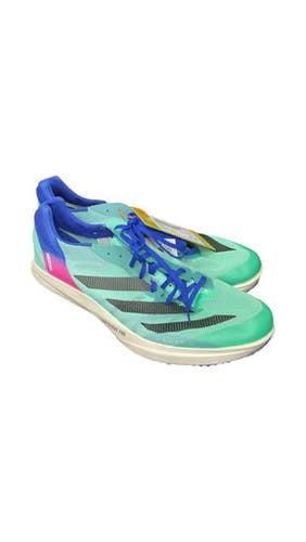 Used Adidas Adizero Track & Field Cleats Adult Green Senior 10.5 11859-s000029694