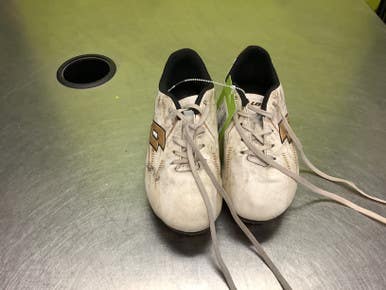 Used Lotto Soccer Cleats White Junior 02 11686-s000043857