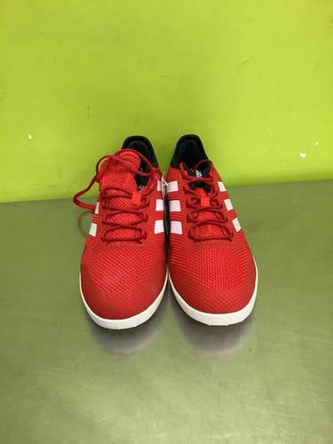 Used Adidas Soccer Turf Shoes Red Senior 10.5 11686-s000046915