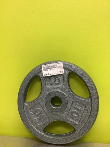 Used 10 Lb Exercise & Fitness Standard Plates & Sets 11686-s000022763
