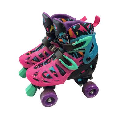 Used Rollerderby Quad Child Roller Quad Skates Pink Youth 06.0 11859-s000031021
