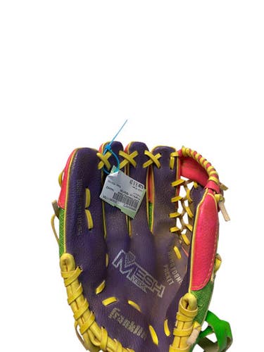 Used Franklin Meshtek Bb Sb Glove T-ball Green 9 1 2" 11706-s000354972