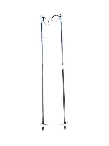 Used Nordic Glass Mens Xc Ski Poles Black 145 Cm 57 In 11706-s000368937