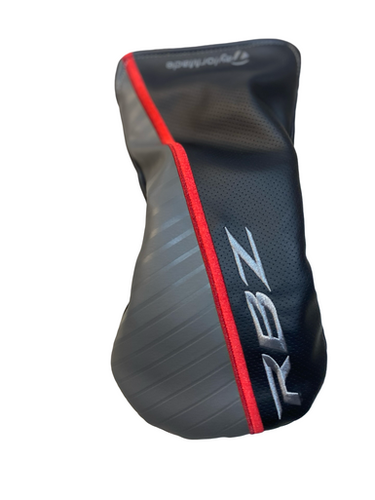 Used Taylormade Black And Red And Gray Driver Headcover Golf Accessory 11706-s000373288