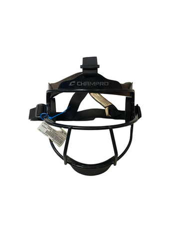 Used Champro Champro Sport Batting Helmet Mask Black Md 11706-s000372192