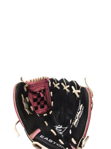 Used Easton Z Flex Bb Sb Glove Rh Throw Black 9 1 2" 11706-s000365759