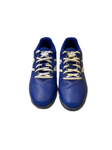 Used New Balance Blue And White Bb Sb Cleats Royal Blue Junior 04 11706-s000367349
