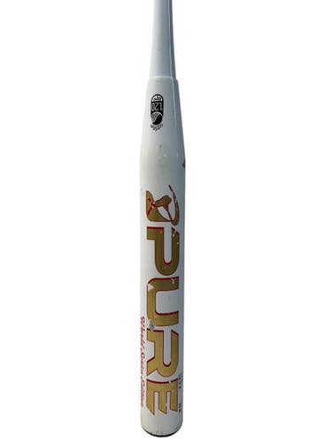 Used Pure Bmf 03 34 27 -7 Slowpitch Bat - White Red Gold 11835-s000203484