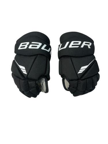Used Bauer Lil Sport Junior Gloves White Black Red 11" 11835-s000203505