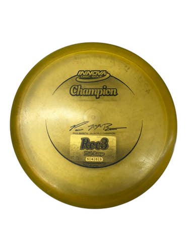 Used Innova Champion Roc3 Mcbeth 4x Disc Golf Mid Range Yellow 11835-s000205572