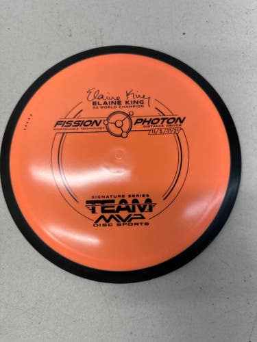 Used Mvp Team Fission King Photon Disc Golf Driver Orange 11835-s000186207