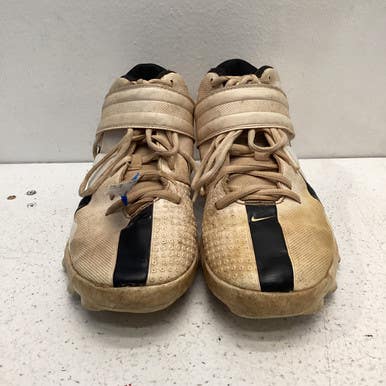Used Nike Trout Bb Sb Cleats White Youth 06.5 11443-s000193165