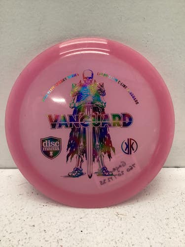 Used Discmania Vanguard Disc Golf Driver Pink 175g 11443-s000193667