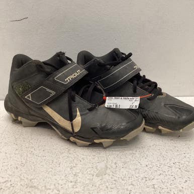Used Nike Trout Bb Sb Cleats Black Youth 06.0 11443-s000194238