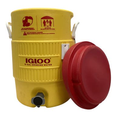 Used Igloo 5 Gal Cooler Yellow 11443-s000203264