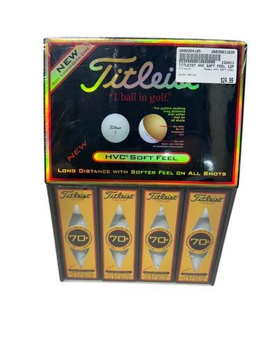 Used Titleist Hvc Soft Feel 12 Pack - Golf Balls White 11835-s000204185