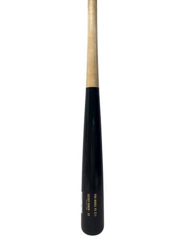 Used Trinity Bat Pro Model Ps 27:1 Select Birch 33” Wood Bat - Black And Natural 11835-s000204227