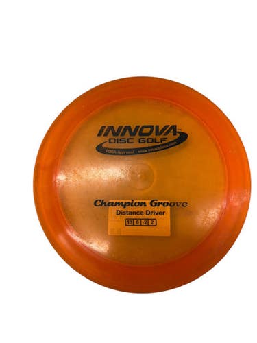 Used Innova Champion Groove Disc Golf Driver Orange 11835-s000205948