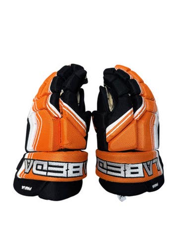 Used Labeda Pama7 Senior 12” Hockey Gloves - Black And Orange 11835-s000205987