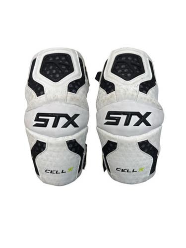 Used Stx Cell Iv Large Lacrosse Arm Pads - White 11835-s000205104