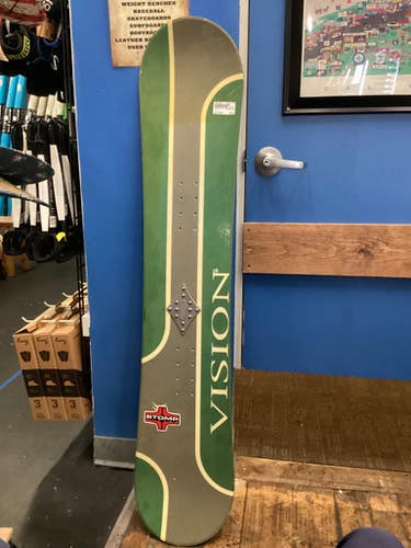 Used Vision Stomp Mens Snowboard Only Green 135 Cm 11443-s000192925