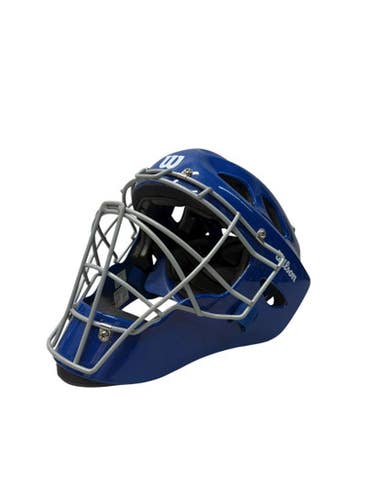 Used Wilson Full Adult Catchers Set - Royal Blue And Grey 11835-s000204663