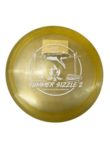 Used Innova Champ Teebird 3 Summer Sizzle Disc Golf Driver Yellow 166g 11835-s000205517
