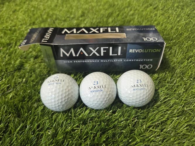 Michael Jordan MJ 23 Maxfli Revolution Golf Ball Sleeve Of 3