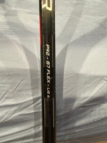 Senior Bauer Vapor Flylite Left Hand Hockey Stick P92 87 Flex (New)
