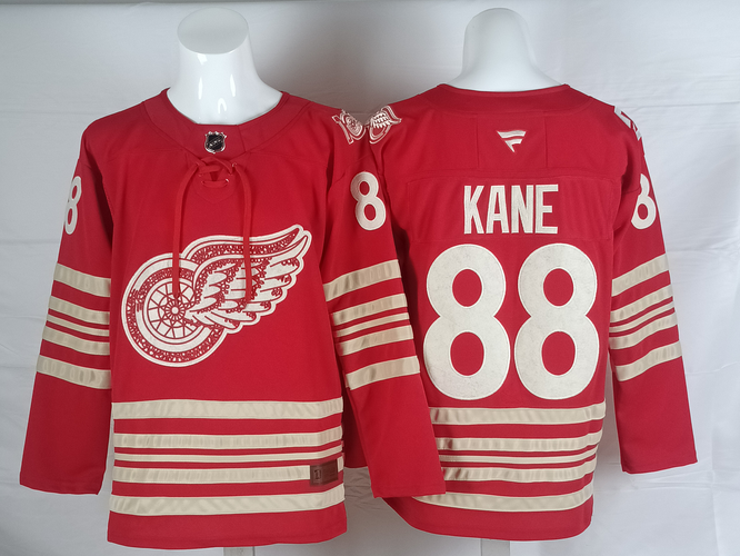 Men's Detroit Red Wings Patrick Kane #88 Stitched Hockey Jersey size 52