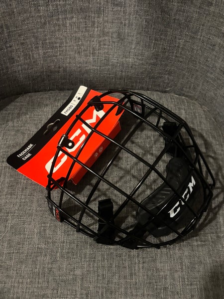 CCM FM580 Hockey Facemask Cage Senior Medium Black New with Hardware ...