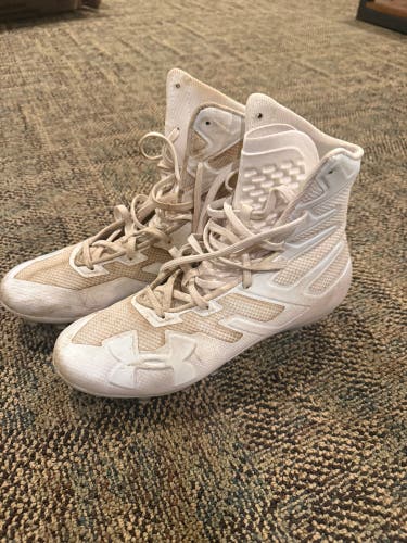 Men's Size M 9.5 (W 10.5) Adult Under Armour Highlight High Top (Used)
