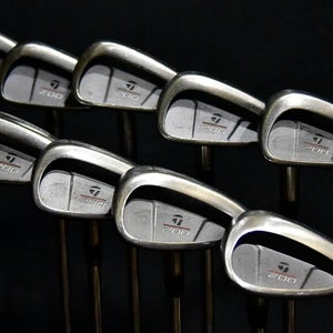 TAYLORMADE R7 200 IRON SET: 2-9, SW SHAFT 38 IN (5I), STIFF FLEX, RH