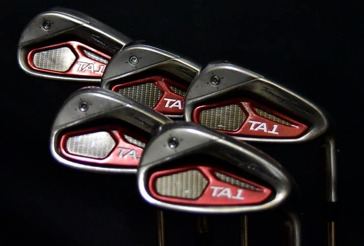 TOMMY ARMOUR TA1 IRONS SET, 5-9 IRONS, SHAFT 39 IN (5I), REGULAR FLEX, RH