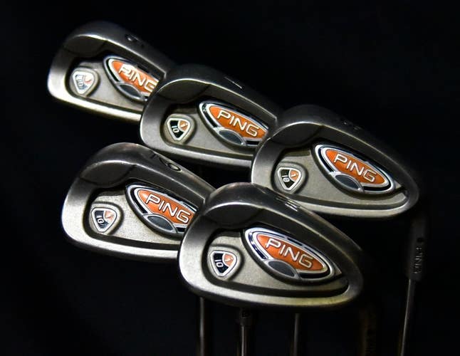 PING 10 SET: 6-9 IRONS, PITCHING WEDGE, SHAFT 37.5 IN (6I), REGULAR FLEX, RH