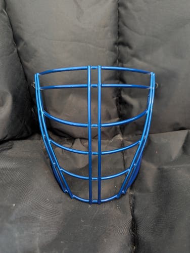 New Very Rare OG Custom O'Neill NLL Pro Chrome Blue Box Face Mask OEM